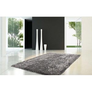 Kayoom Diamond Vloerkleed ø 120 cm Antraciet