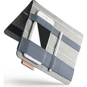 beblau FOLD Portable desktop organizer attachable to your devices Fabric Accessory Holder, Blue