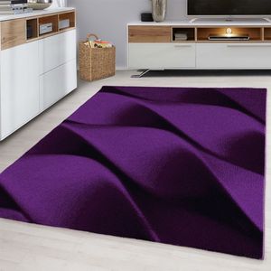 Parma Soft vloerkleed laagpolig loper 80x300cm lila