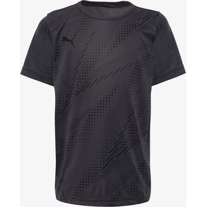 Puma Individual Rise jongens sport T-shirt zwart - Maat 146/152