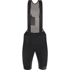 Santini Fietsbroek kort met bretels - koersbroek Zwart Heren - Impact Pro Bibshorts C3 Seat Pad Black - XL