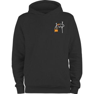 Koningsdag Kleding | Fotofabriek Koningsdag hoodie heren | Oranje hoodie | Maat S | Mini Murp