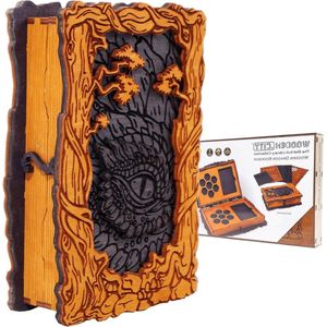 DIY vintage stijl houten draak boekenkast - boekvormige opbergdoos kit - gemaakt in de EU