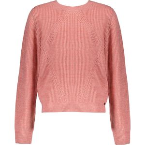 Nobell Kiara Heavy Knit Sweater Truien & Vesten Meisjes - Sweater - Hoodie - Vest- Roze - Maat 134/140