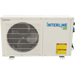 Interline ECO Warmtepomp 9,5 kW - Warmtepomp Zwembad - Interline Zwembad Warmtepomp - Zwembad Verwarming - Energiezuinig - Warmtepomp - Pool heater