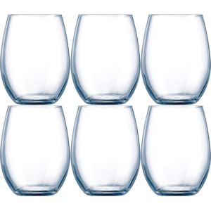 Chef & Sommelier Drinkglazen - 12x stuks - glas - 440 ml - Waterglazen - Dessertglazen