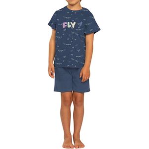 Eskimo Pyjama korte broek - Bleu - maat 110 (110) - Jongens Kinderen - Katoen/Polyester- 13.01.43055-110