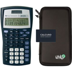CALCUSO Basispakket zwart met Rekenmachine TI-30X IIS