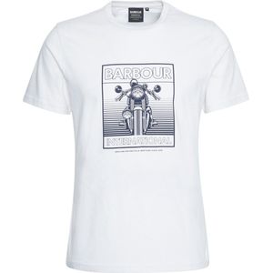 Barbour - T-shirt - Maat S - Mannen - WH32 Whisper Wh -