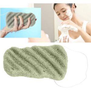 Normal Body Konjac Sponge with Garland - Large Size Scrub Removal Cleaning Tool - Pore Sponge Konjac Product - Facial Care Flutter - Natural Personal Shape Clean Scrub .