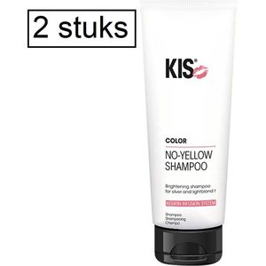 KIS No Yellow Shampoo 2x 250ml - Duopack