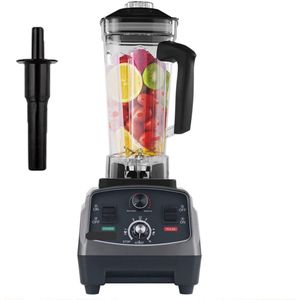 Blender - Blender Smoothie - Smoothie Maker - Foodprocessor - 2200W - Soepmaker - met Timer - 2L BPA-vrije Mengkan - Titaniumgrijs
