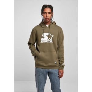 Starter Black Label - The Classic Logo Hoodie/trui - M - Olijfgroen