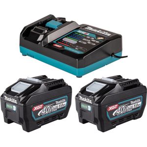 Makita Accu Starterset XGT DC40RA 2x BL4050F - 1911V6-0
