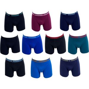 Giovanni 10-pak Heren Boxershorts - M34 - L