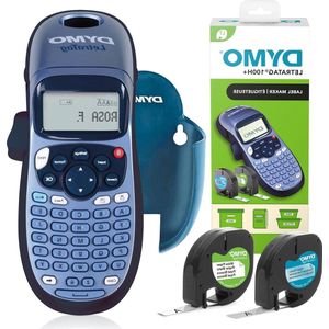 Draagbare Labelmaker LetraTag LT-100H Starterkit - Labelprintermachine met papier en transparante labeltape - Ideaal voor kantoor of thuis