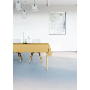 Mistral Home - Tafelkleed waterafstotend - 130x160 cm -Okergeel