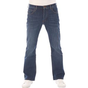 Lee Heren Jeans Broeken Denver bootcut Fit Blauw Volwassenen Denim Jeansbroek