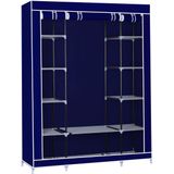 Herzberg Opberggarderobe - 150 cm x 45 cm x 175 cm - Blauw