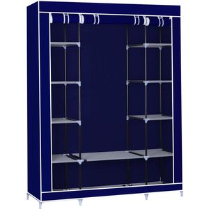 Herzberg Opberggarderobe - 150 cm x 45 cm x 175 cm - Blauw