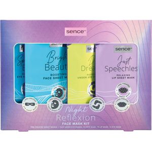 Sence Collection Geschenkset Metallic Sheet Masker Kit Night Reflexion 1 set