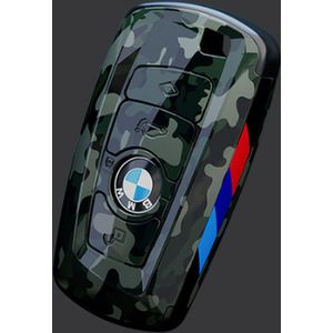 BMW Sleutel Hoes Camo Fiber ABS Behuizing - Rechthoek [Voor Bmw 1 3 5 7 Serie 320i 530i 550i F20 F21 f30 F31 F25 F01 F02 F07 F10 X1 X3 X4 X5 X6] - Type A