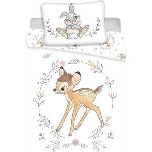 Disney Bambi Dekbedovertrek, Circle - Eenpersoons - 140 x 200 cm - Katoen