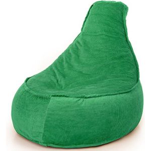 Drop & Sit Stoel Zitzak Ribstof – Green – Junior – Voor Binnen