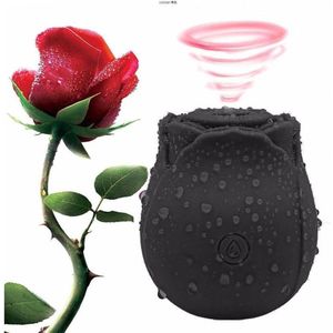 Akindo - zwart - vibrator 10 standen - waterproof - sex - sex toys - sex toys voor vrouwen en koppels - clitoris zuigend vibrerend speeltje - voor vrouwen Sucking Vibrator, Clitoral Suction, Clot Clitoris, Nipple Stimulator - roos bloem