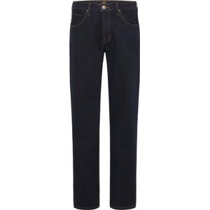 Lee Brooklyn Straight Blue Black Heren Jeans - Spijkerbroek voor Mannen - Donkerblauw/Zwart - Maat 38/34