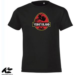 Klere-Zooi - Yoshi's Island (Parodie op Jurassic Park) - Kids T-Shirt - 140 (9/11 jaar)