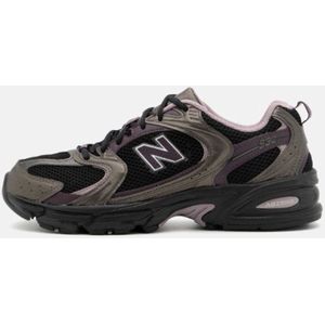 Sneakers - Laag - Zwart - Imitatieleer, Mesh
