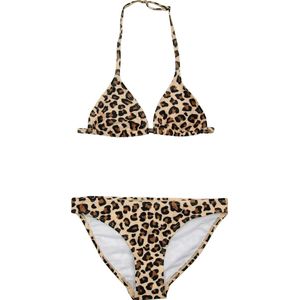 JUJA - UV-Bikini voor meisjes - Luipaardprint - Bruin - maat 170-176cm
