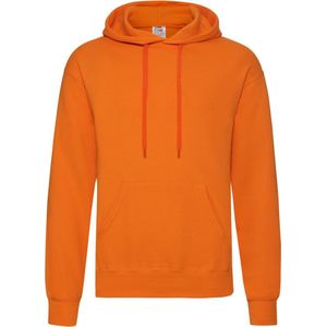 Fruit of the Loom capuchon sweater oranje voor volwassenen - Classic Hooded Sweat - Hoodie - Heren kleding 2XL (EU 56)