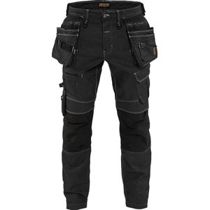 Blaklader Werkjeans Stretch X1900 1990-1141 - Mannen - Zwart - 44