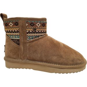 Warmbat Wallaby Woven Boots - Dames - Taupe - Maat 40