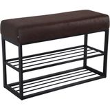Schoenenrek lederlook 80 x 30 cm Couchy
