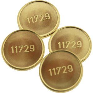 CombiCraft naslag Miele munt en wasmachine munten 11729 - Ø17mm 100 stuks