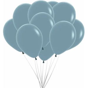 Ballon Pastel Dusk Blauw 30 CM | jongen | Voor Gender Reveal en Babyshower