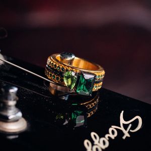 iXXXi Jewelry-Romance Green-Goud-Dames Ring