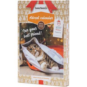 Beeztees Kerst Adventkalender Miauw - Kattensnack - 24 Snacks