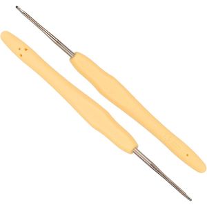 Kleine Haaknaald Set 1,5 mm - Ergonomische Haaknaalden voor Amigurumi en Fijn Haken - 2 Stuks
