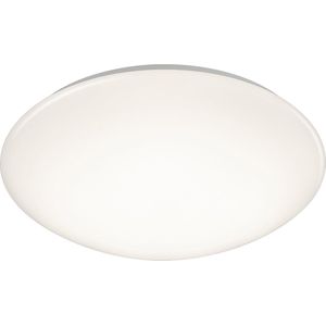 LED Plafondlamp met Bewegingssensor - Trion Poly - Opbouw Rond 18W - Spatwaterdicht IP44 - Warm Wit 3000K - 360° - Mat Wit