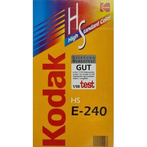 Kodak E-240 High Standard Color VHS Cassette