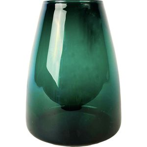 XLBoom Dim Smooth Medium Vaas - Glas - Voor Binnen - Groen - 17,5×17,5×23cm