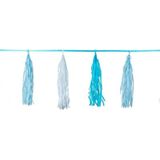 Kwast tassel slinger blauw 3 meter