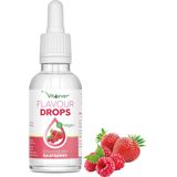 Smaakdruppels 50 ml - Smaak: Strawberry & Raspberry - Flavour drops smaakdruppels zonder calorieën - Voor kwark, havermoutpap, yoghurt en meer - Veganistisch