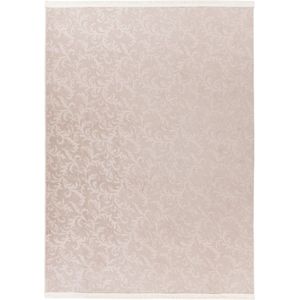 Basic Home Wasbaar Vloerkleed - Effen Tapijt- Soft & Anti-slip - Licht Taupe- 80x140 CM