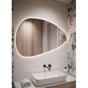 Badplaats Badkamerspiegel Sona LED - 118 x 78 cm - LED verlichting - Badkamer Spiegel - Spiegel Douche