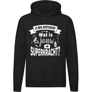 Ik ben Apotheker Hoodie - apotheek - zorg - drogisterij - superkracht - cadeau - unisex - trui